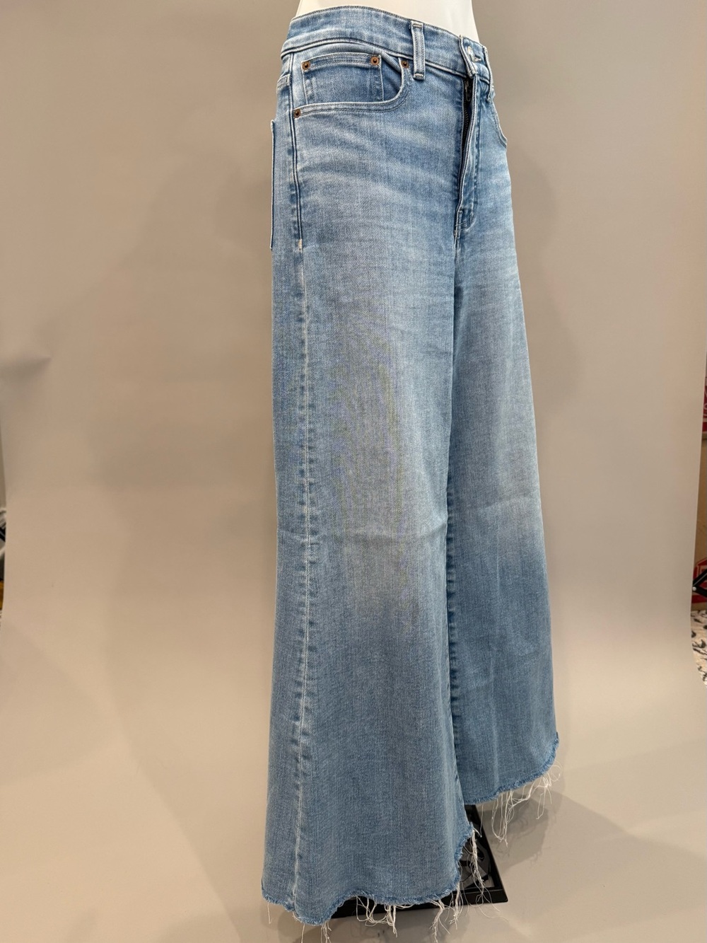 Madewell Palazzo Wide Leg Jeans - Corley Wash - Picture 10 of 11